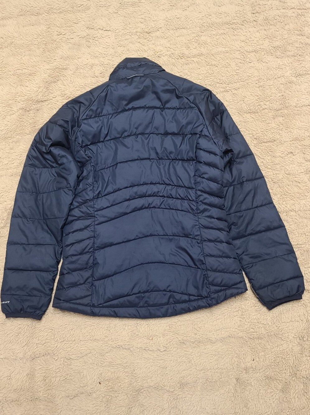 Columbia Women’s Navy Packable Puffer Jacket,  Omni-heat, Interchane, Small - Picture 11 of 11